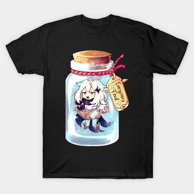 Paimon Emergency Food - Genshin Impact T-Shirt by Hunholy